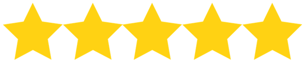 We are proud of our 5 star reviews